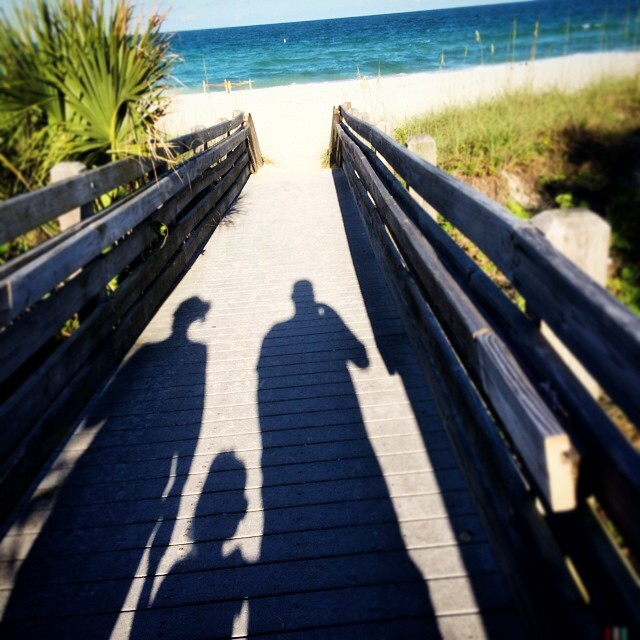 We're not beach people. In Venice, FL.