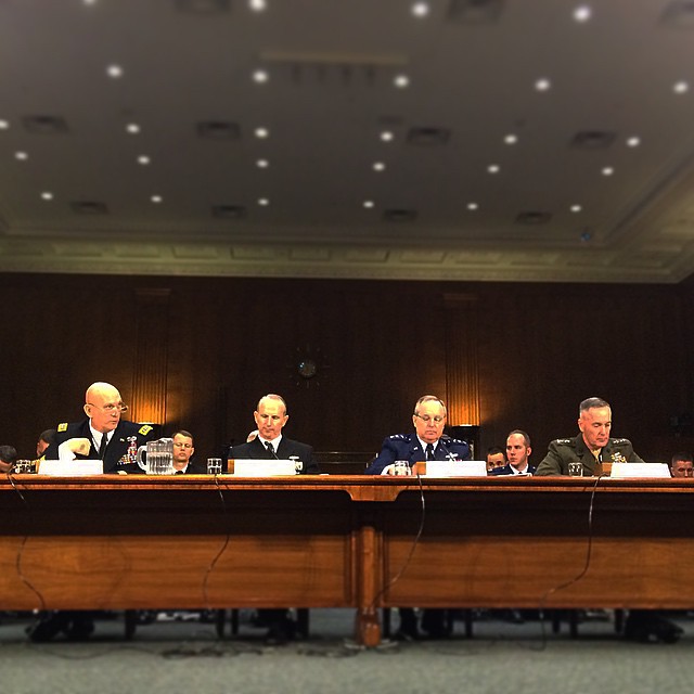Joint Chiefs appear before the Senate Armed Services Committee