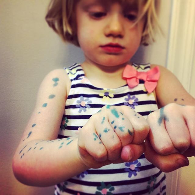 Mary, future tattoo artist.
